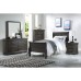 Louis Philippe Single Bedframe - Grey